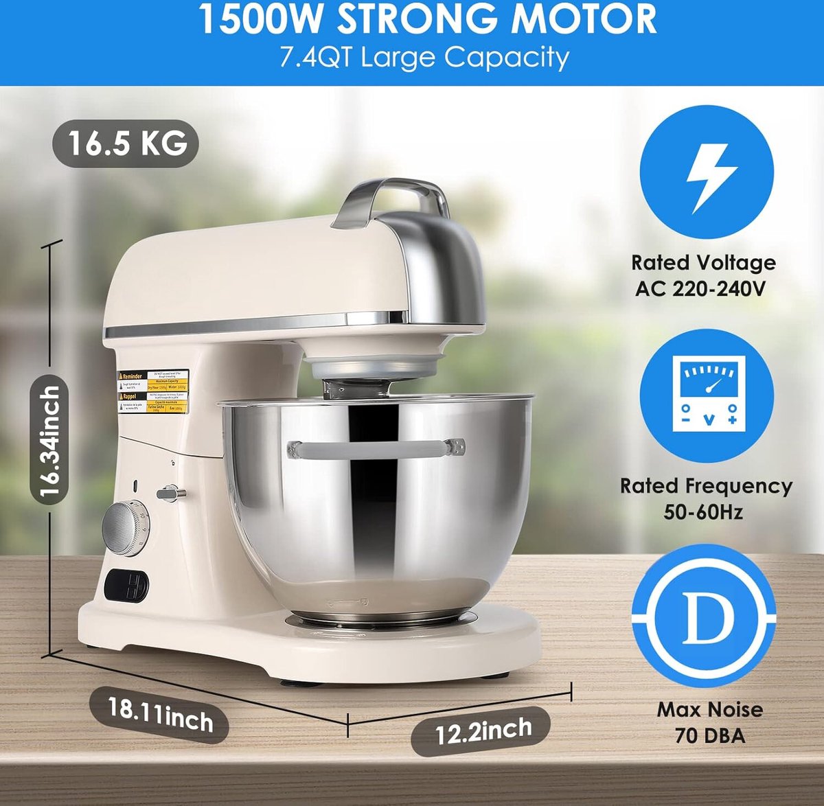🍞 Robot Batidora de Cocina Multifuncional 7L