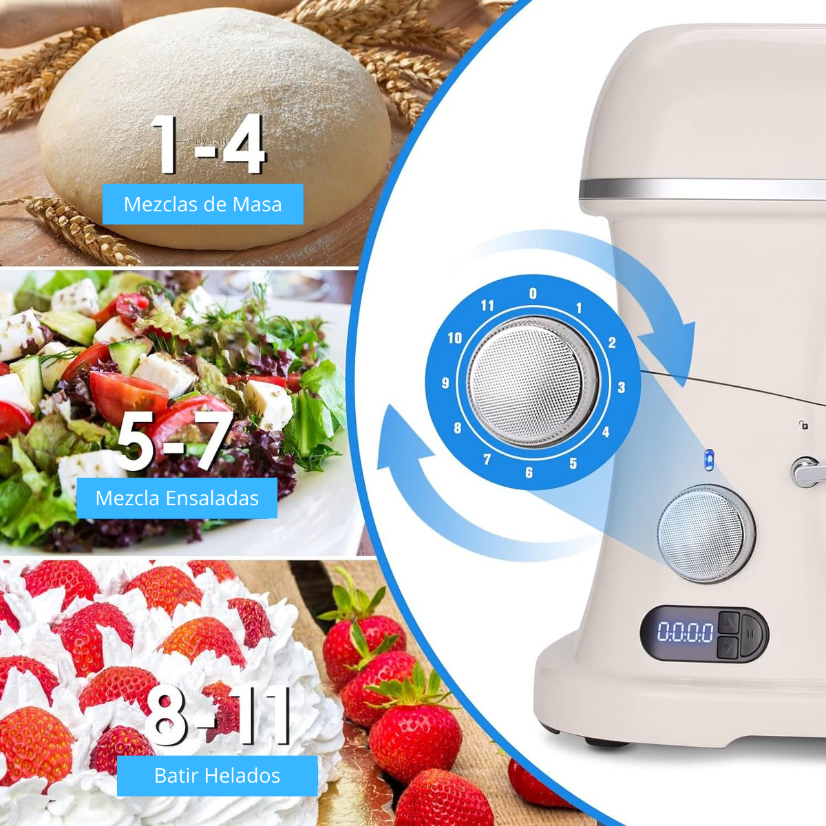 🍞 Robot Batidora de Cocina Multifuncional 7L
